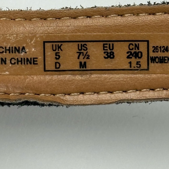 Clarks Women's Black Suede Corsio Amelia Sling Back Sandals size 7.5M flats boho - Picture 4 of 13